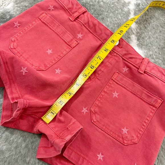 NWT Cat & Jack Americana Star Embroidered Denim Shorts XL 14 - Picture 10 of 11